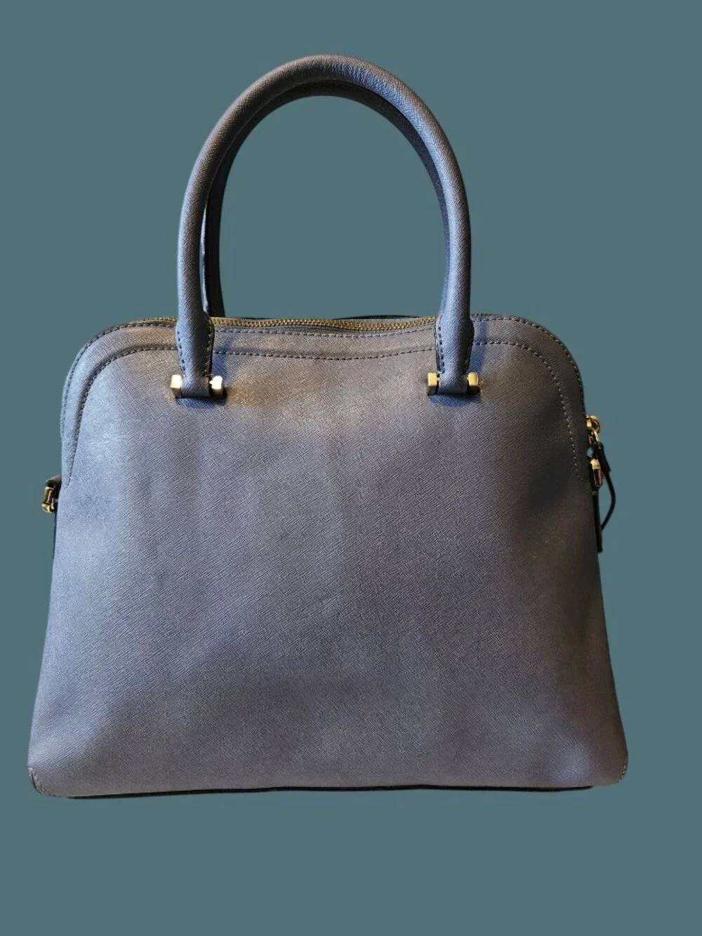 Kate Spade Blue Cameron Street Satchel Crossbody Saffriano Leather Bag